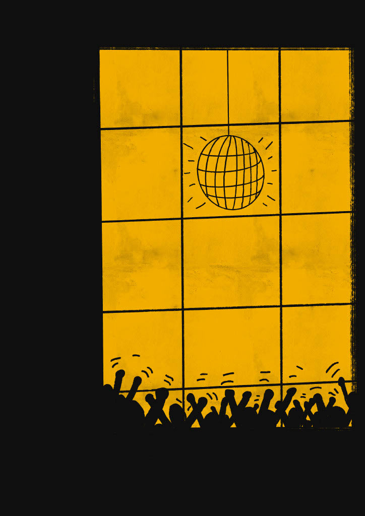 Party Window Print