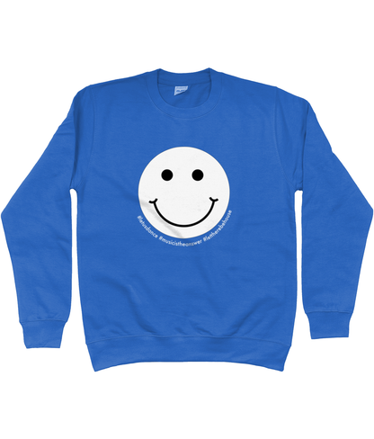 Sweatshirt Smiley White