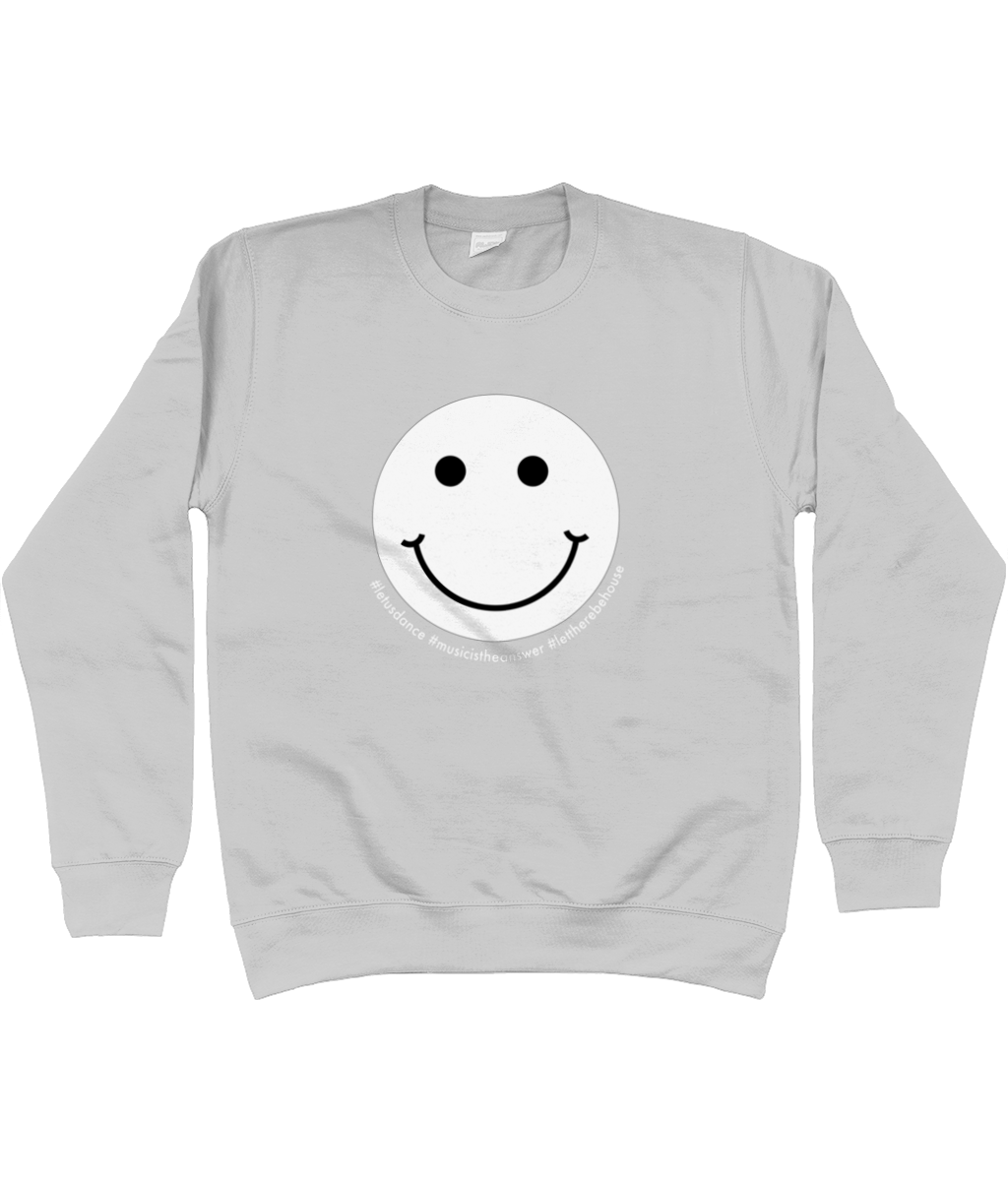 Sweatshirt Smiley White