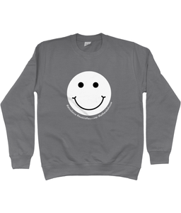 Sweatshirt Smiley White