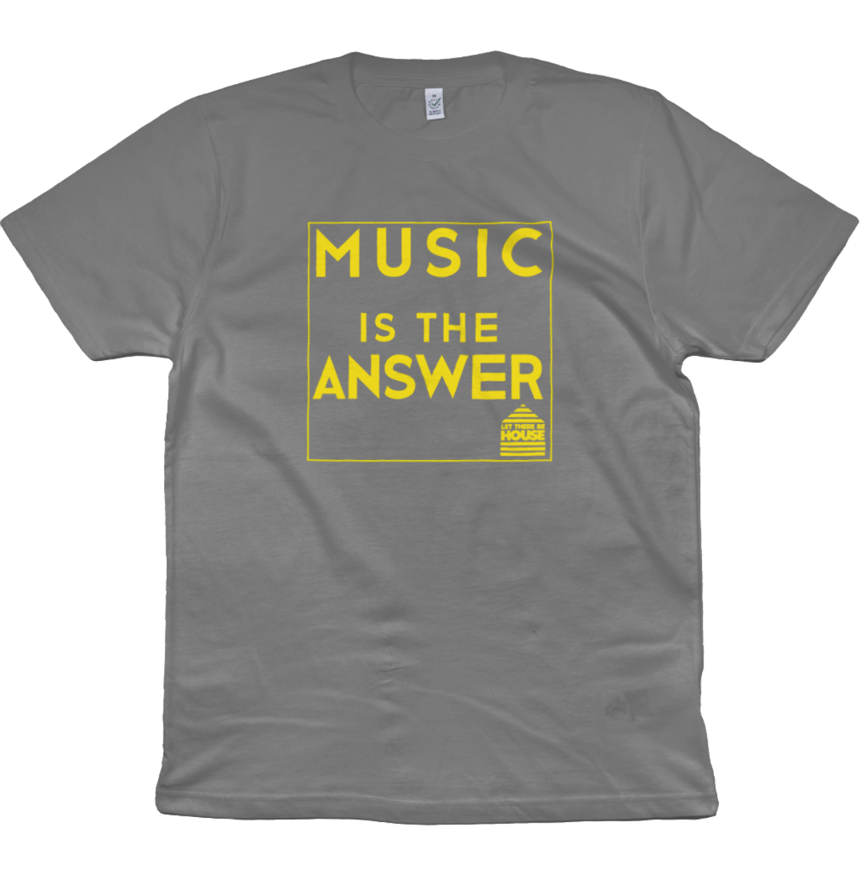T-shirt Music Answer Yellow Dark Heather SALE