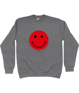 Sweatshirt Smiley Red