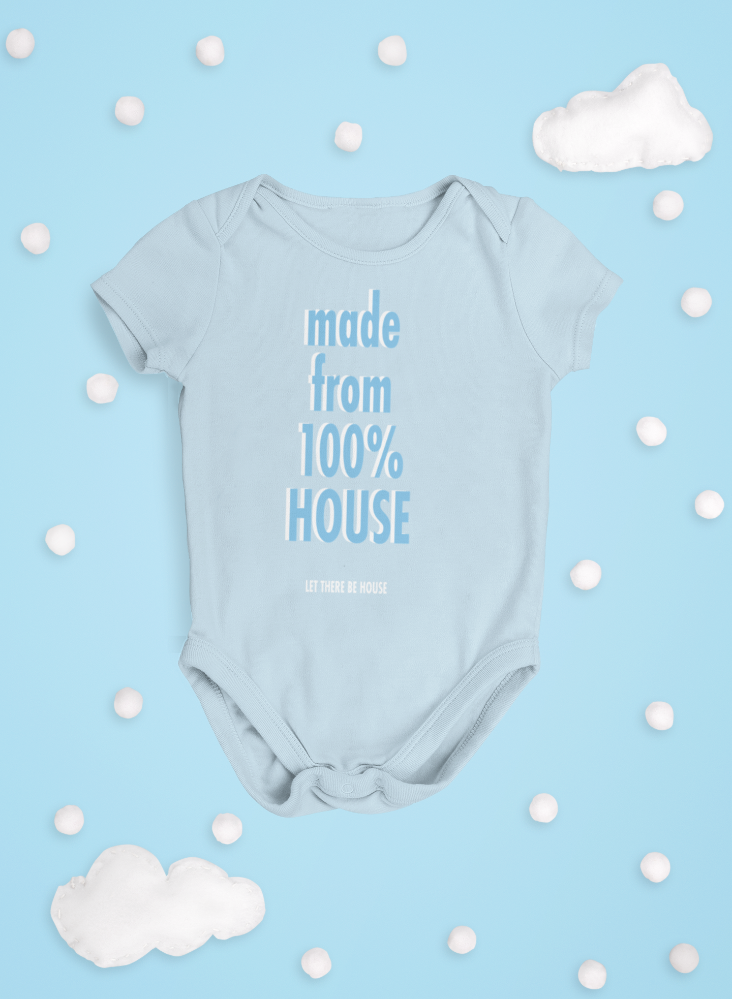 Made From (blue) Babygrow