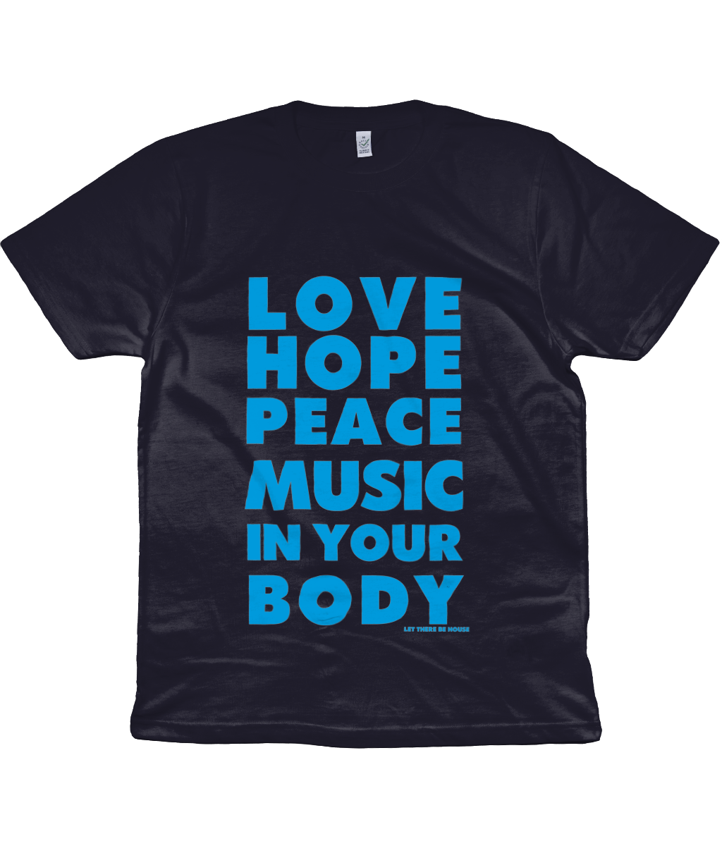 T-Shirt Love Hope Blue