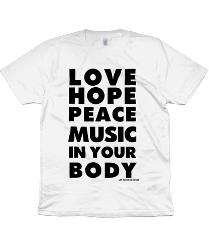 T-Shirt Love Hope Black