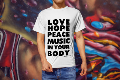 T-Shirt Love Hope Black